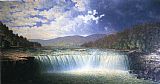 Falls of the Cumberland River Whitley County Kentucky by Carl Christian Brenner by Unknown Artist